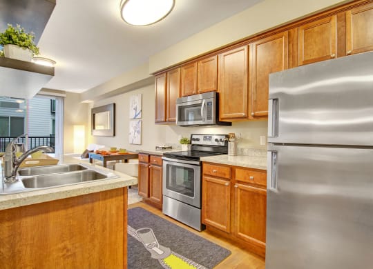 The Artiste Kitchen Apartments in Shoreline, WA
