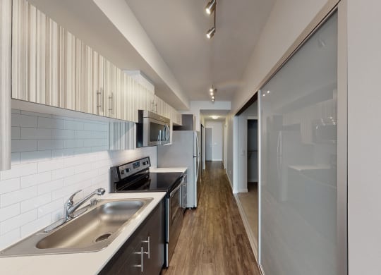 Vive kitchen Apartments in Seattle, WA