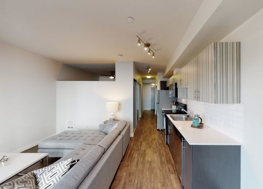 Vive kitchen Apartments in Seattle, WA