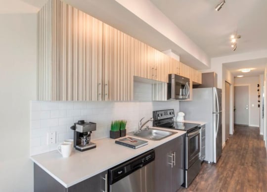 Vive kitchen Apartments in Seattle, WA