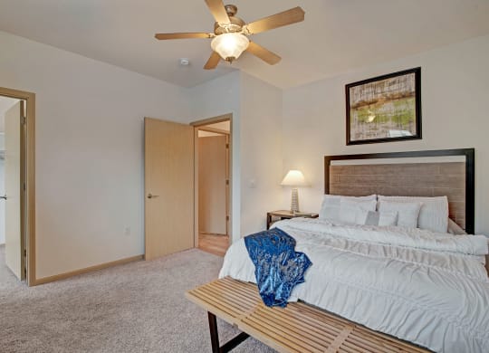 Swan Creek Bedroom View Apartments in Fitchburg, Wisconsin