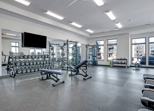 The Lafayette gym, Dean Weidner Real Estate Apartments for rent Fitchburg, WI