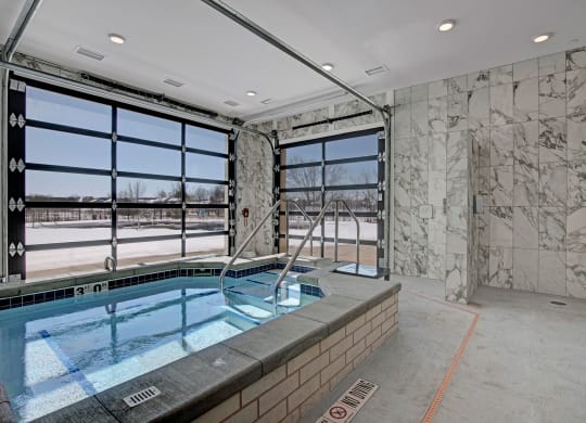 The Lafayette indoor pool, Dean Weidner Real Estate Apartments for rent Fitchburg, WI