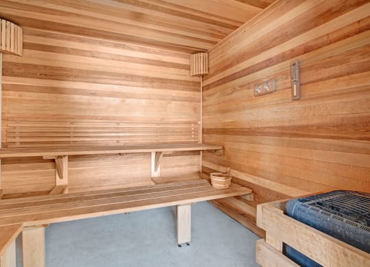 The Lafayette sauna, Dean Weidner Real Investments Apartments for rent Fitchburg, WI