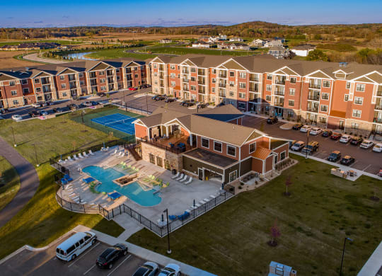The Park Exterior Apartments in DeForest, WI