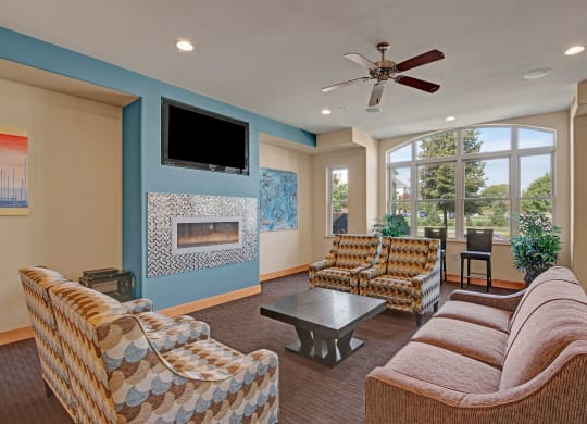 Van Buren Place Resident Lounge Apartments in Sun Prairie, WI