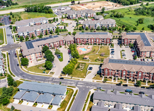 Van Buren Place Exterior Apartments in Sun Prairie, WI