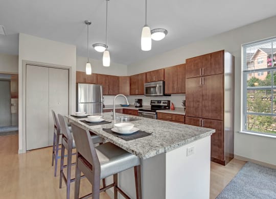 Unit Kitchen at The Vue at Pinnacle Peak Apartment Homes