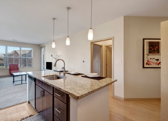 Unit Kitchen at The Vue at Pinnacle Peak Apartment Homes