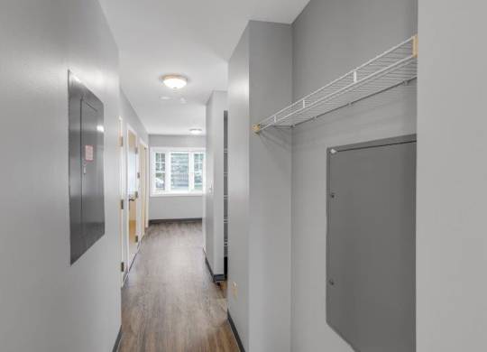 Entryway/hallway at Haven West in Brunswick, ME