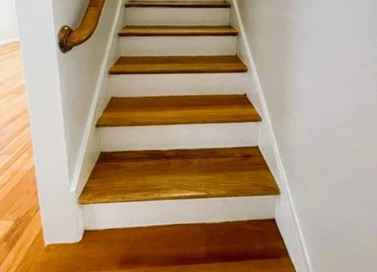 Hard wood Floor Stairs at Haven East, Brunswick, ME, 04011