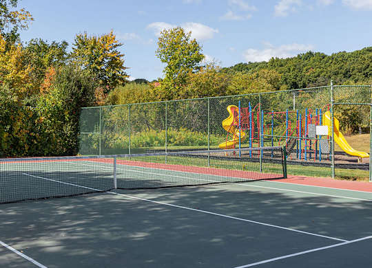 Tennis Court View at Ashford Crossing, Shrewsbury, Massachusetts