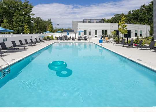 Seacoast Residences' swimming pool and sundeck, Kittery, ME.
