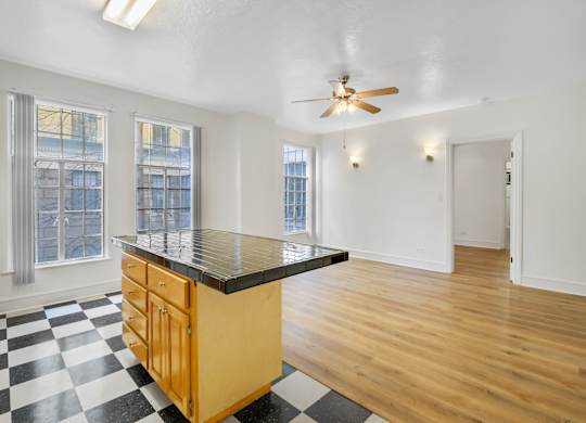 Spacious room at The Langham Apartments, Los Angeles
