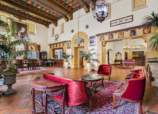 Common room at The Langham Apartments, Los Angeles, CA, 90005
