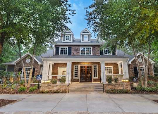 Entrance to the Clubhouse at The Estates at Ballantyne, Charlotte, North Carolina, 28277