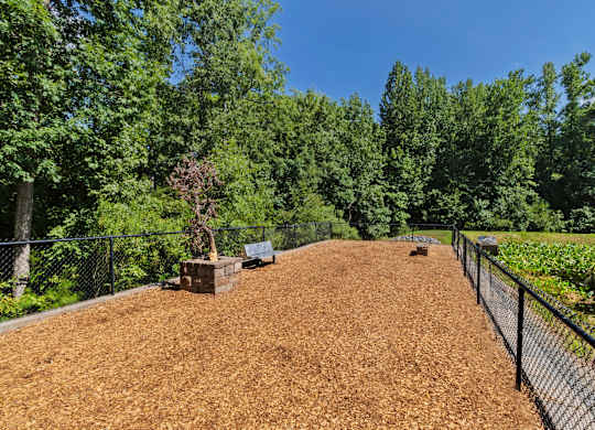 Dog Park with Benches at The Estates at Ballantyne, Charlotte, North Carolina, 28277