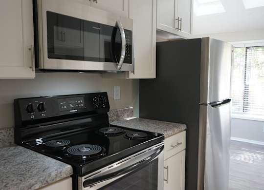 Renovated kitchen at Seven Pines, Alpharetta, GA