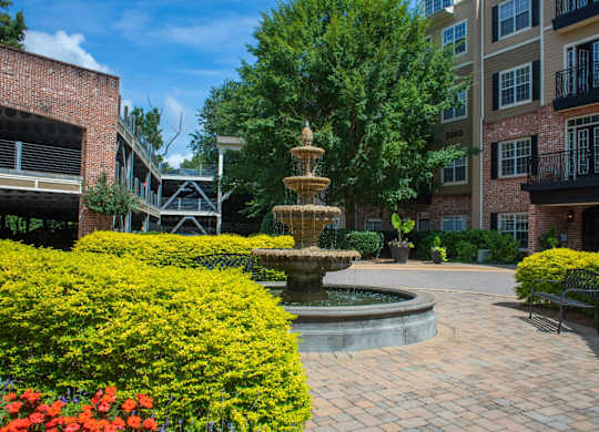 Orleans Entrance Fountain at The Orleans of Decatur, Decatur