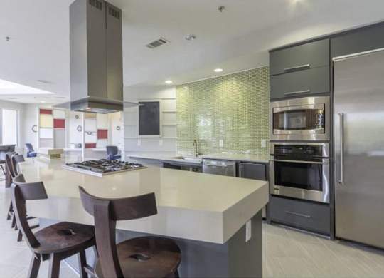 Fully Equipped Kitchen at Glenwood Park Lofts, Georgia