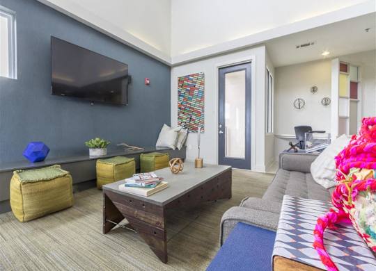 Modern Living Area at Glenwood Park Lofts, Atlanta, GA, 30316