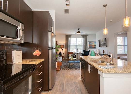 Modern Kitchen at Glenwood Park Lofts, Atlanta, GA, 30316
