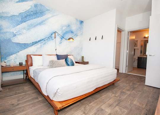 Gorgeous Bedroom at Glenwood Park Lofts, Atlanta, Georgia