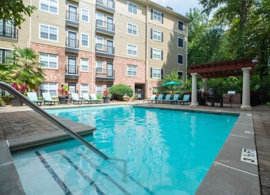 Swimming Pool With Sparkling Water at The Orleans of Decatur, Decatur