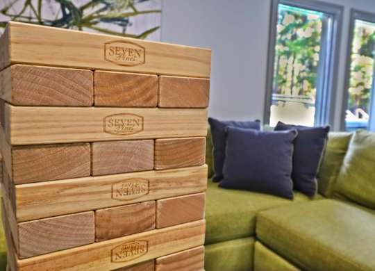 cyber lounge with jenga at Seven Pines, Alpharetta