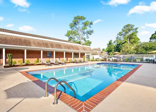Sparkling swimming pool