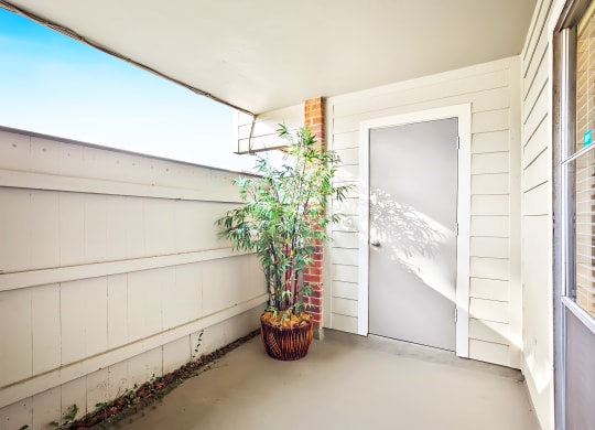 private patio