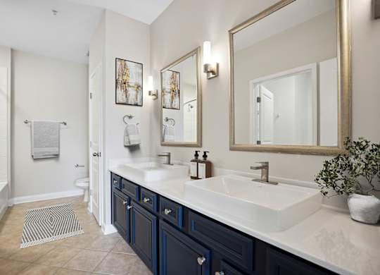 A bathroom with a white sink and a mirror above it.