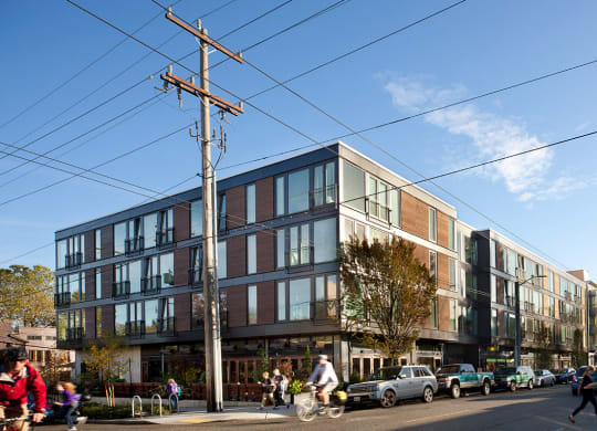 Street view of building.at 19th & Mercer, Washington
