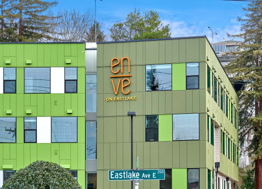 the building in which the apartment is located at Enve, Seattle