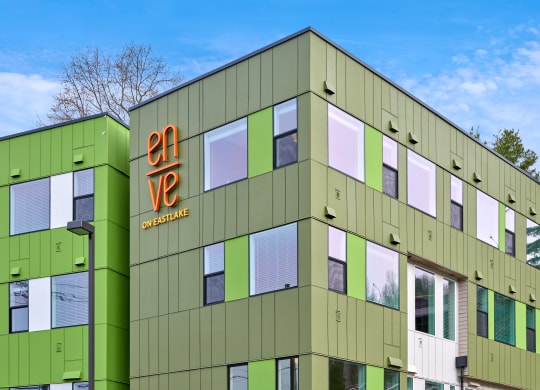 the building in which the apartment is located at Enve, Seattle, WA 98102