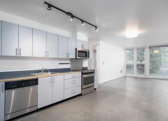 Open Concept Kitchen at 19th & Mercer, Seattle
