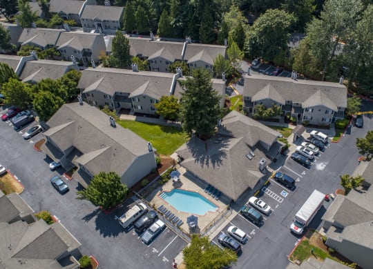 Top view at Arterra Apartments, Kent