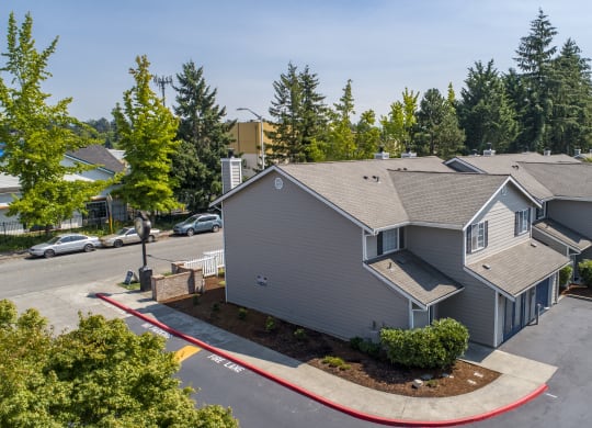 Aerial at Arterra Apartments, Kent, WA, 98030