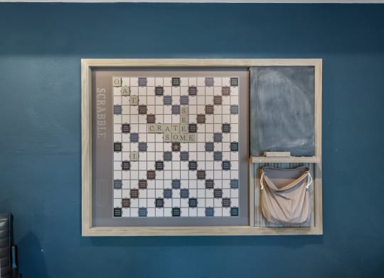 a chessboard with a sign that says go a little slower at Castlerock, Wenatchee, 98801