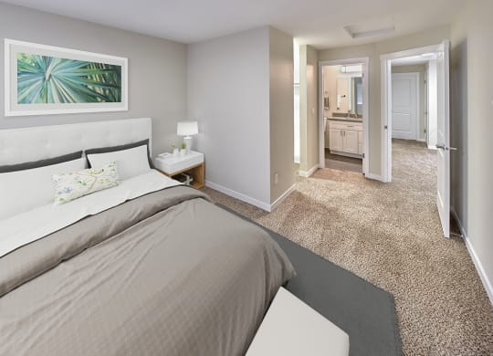 Bedroom Hallway at Arterra Apartments, Kent