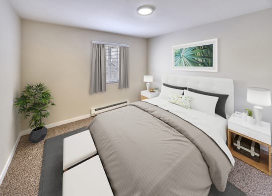 Bedroom at Arterra Apartments, Kent, Washington