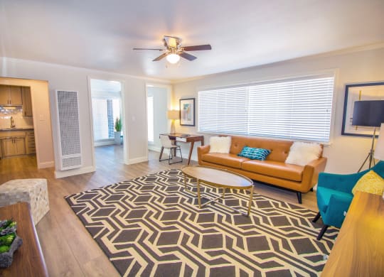 Woodland Village resident lounge with living room area at Woodland Village Apartments , Woodland California