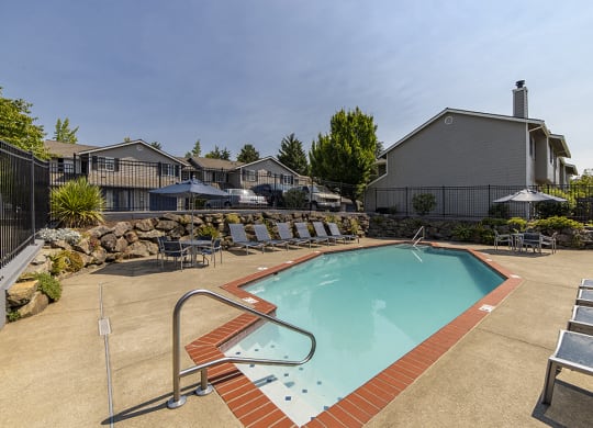 Pool at Arterra Apartments, Kent, Washington