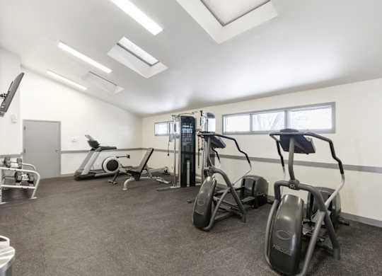 Fitness center at our billings apartments at Rock Creek, Billings Montana