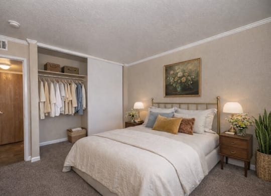 Master Bedroom at Lodi Commons Senior Living, Lodi, CA, 95240