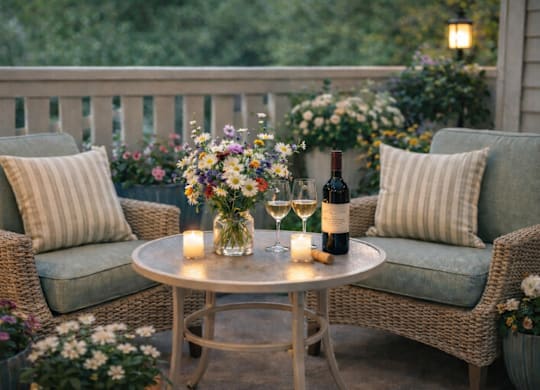 Private Apartment Balcony at Campus Commons Senior Living, California, 95825