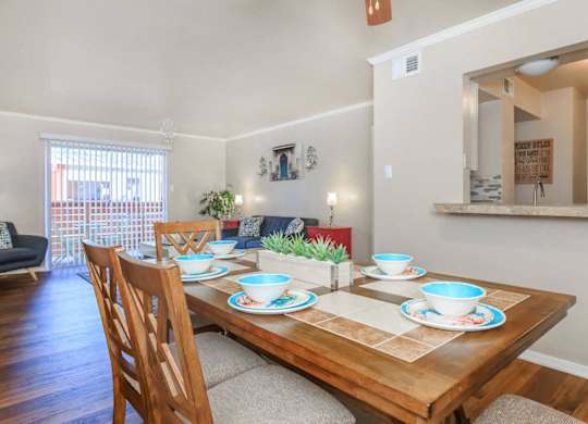 Dining Room at Boston Woods Apartments, San Antonio TX