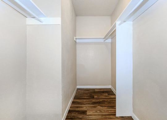 Spacious Closet at Boston Woods Apartments, San Antonio TX