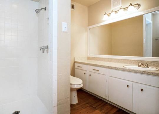Vanity Lights at Boston Woods Apartments, San Antonio TX