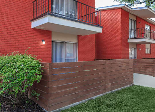 Backyard Space at Boston Woods Apartments, San Antonio TX, 78201